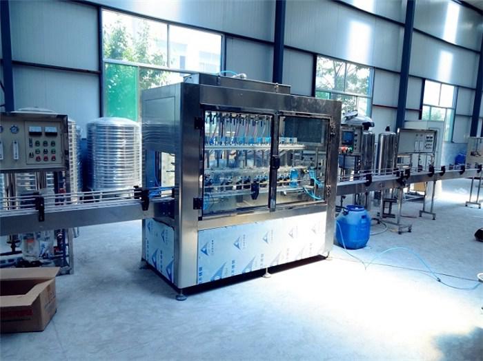 出口加纳玻璃水生产线设备项目